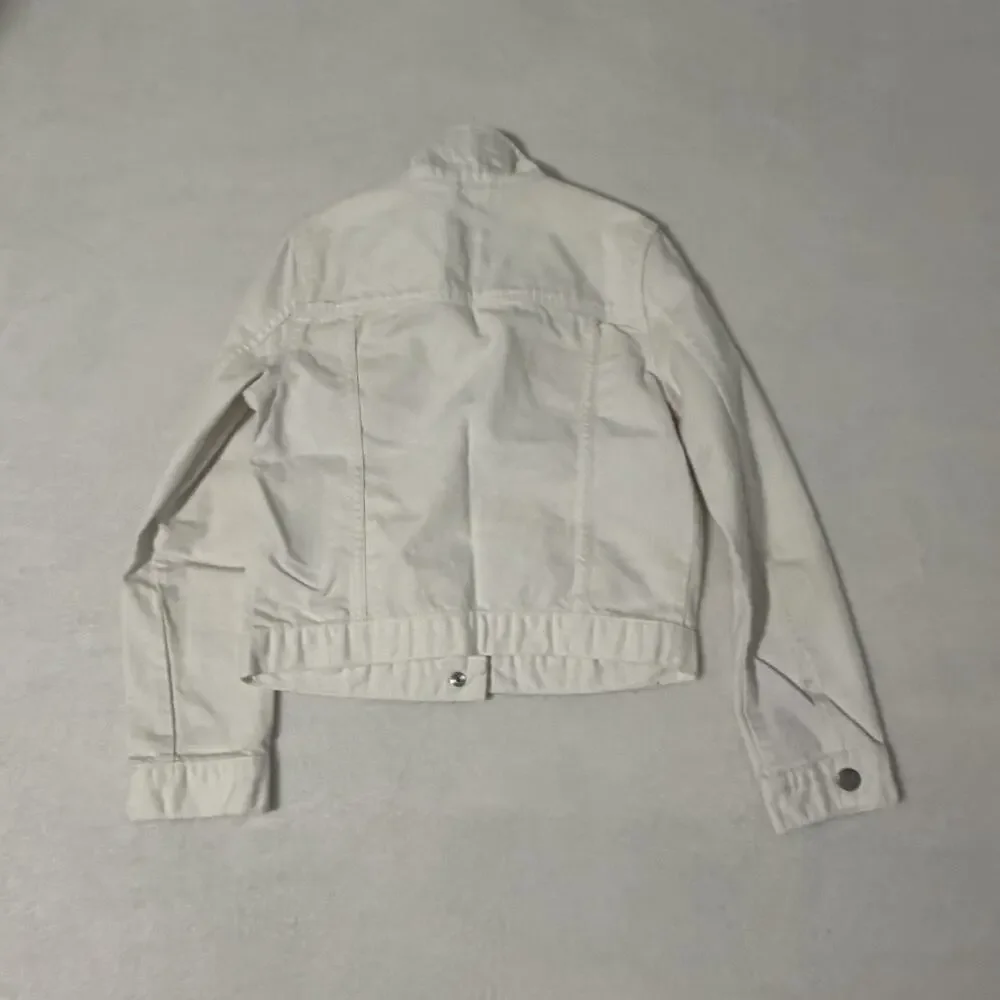 Gap Girl’s White Jean Jacket Size XL